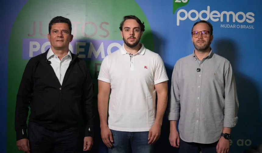 Podemos declara apoio ao projeto de Moro e amplia aliança com PL e Novo no Paraná