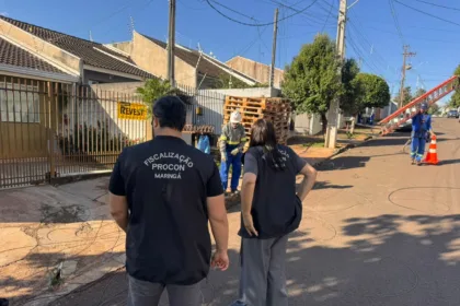 Procon Maringá acompanha nova etapa do cronograma de regularização da fiação irregular