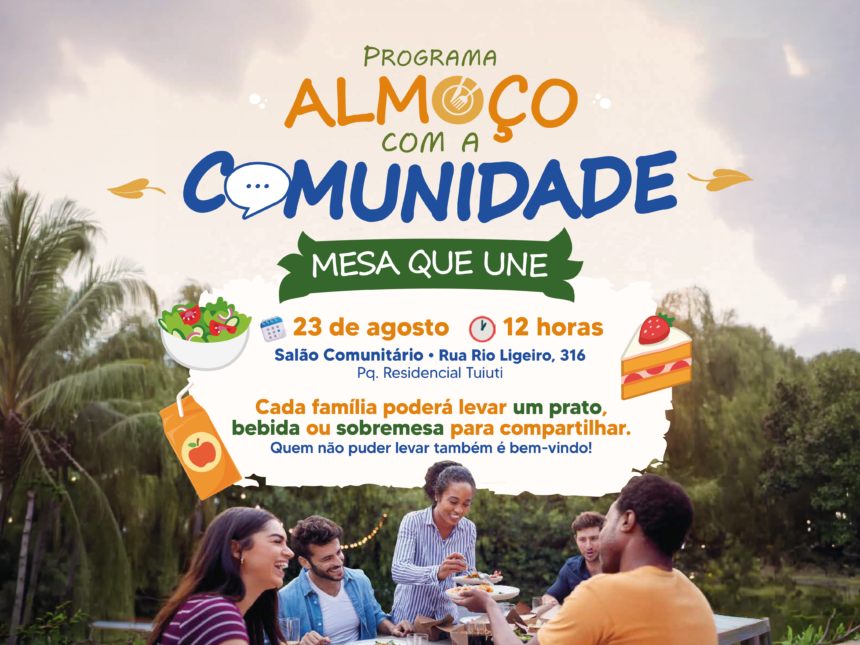 Projeto Almoço com a Comunidade – Mesa que Une