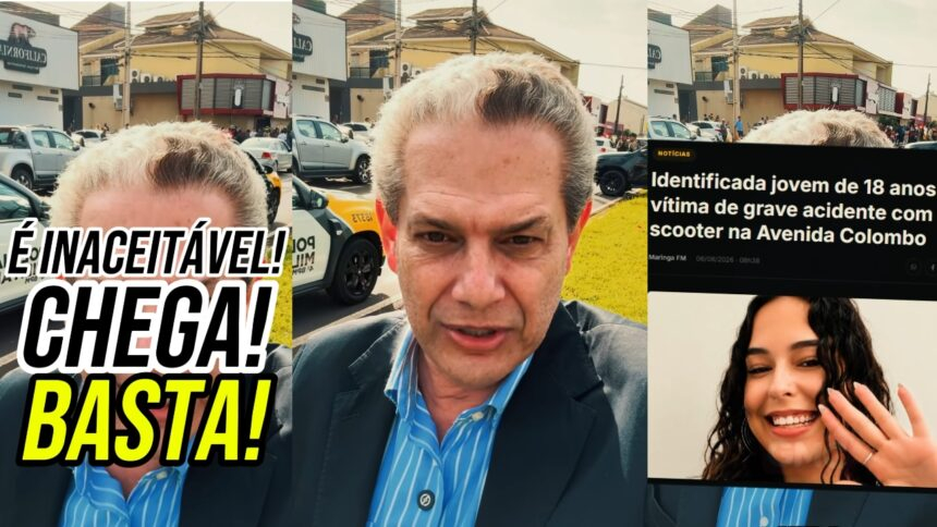 Silvio Barros anuncia ações no trânsito de Maringá após morte de jovem motociclista