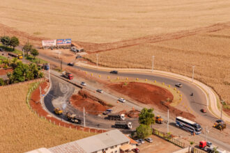 Prefeitura de Maringá orienta condutores sobre trecho em obras que dá acesso à PR-317