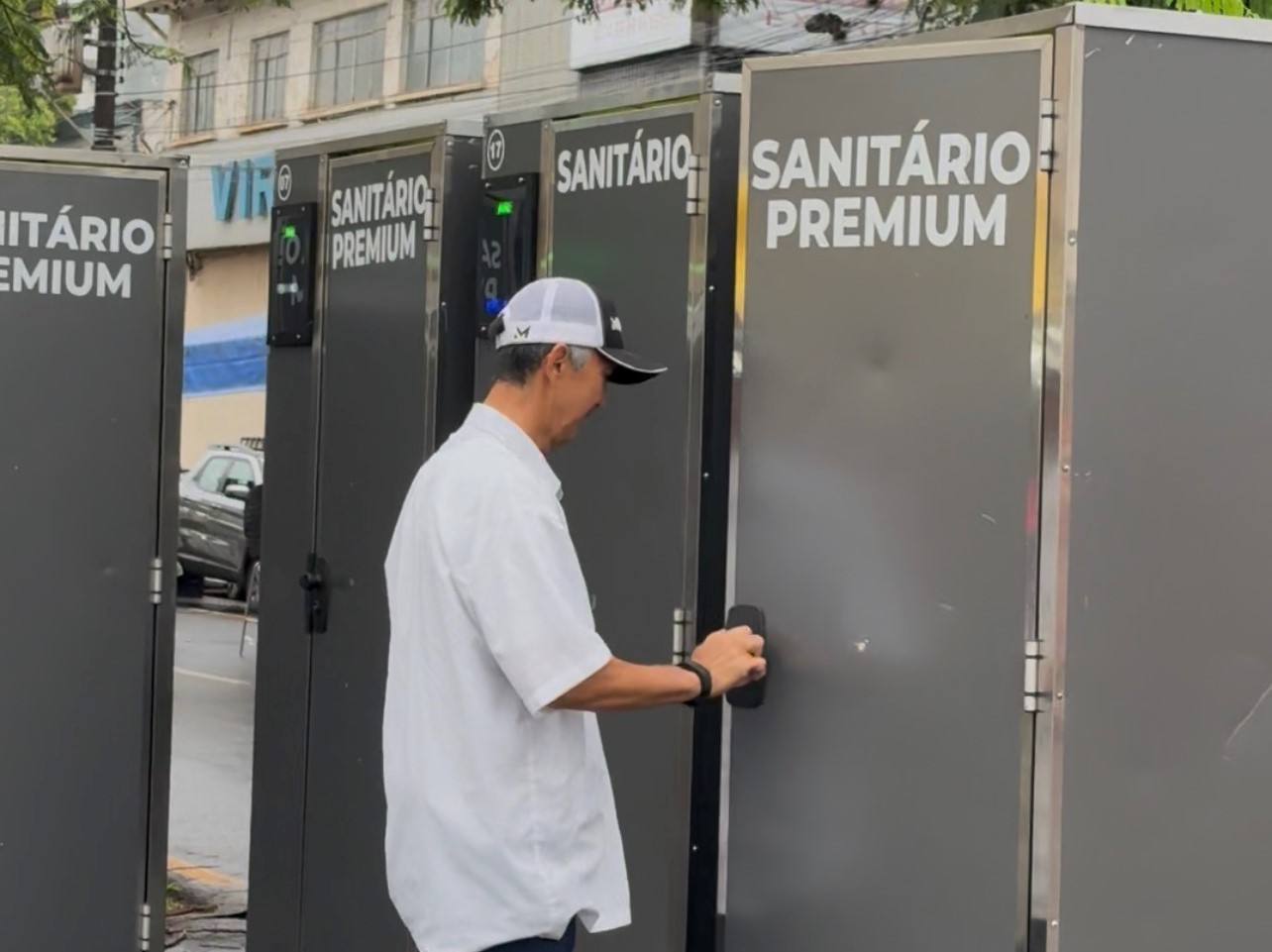Prefeitura de Maringá instala banheiros inteligentes em feiras livres