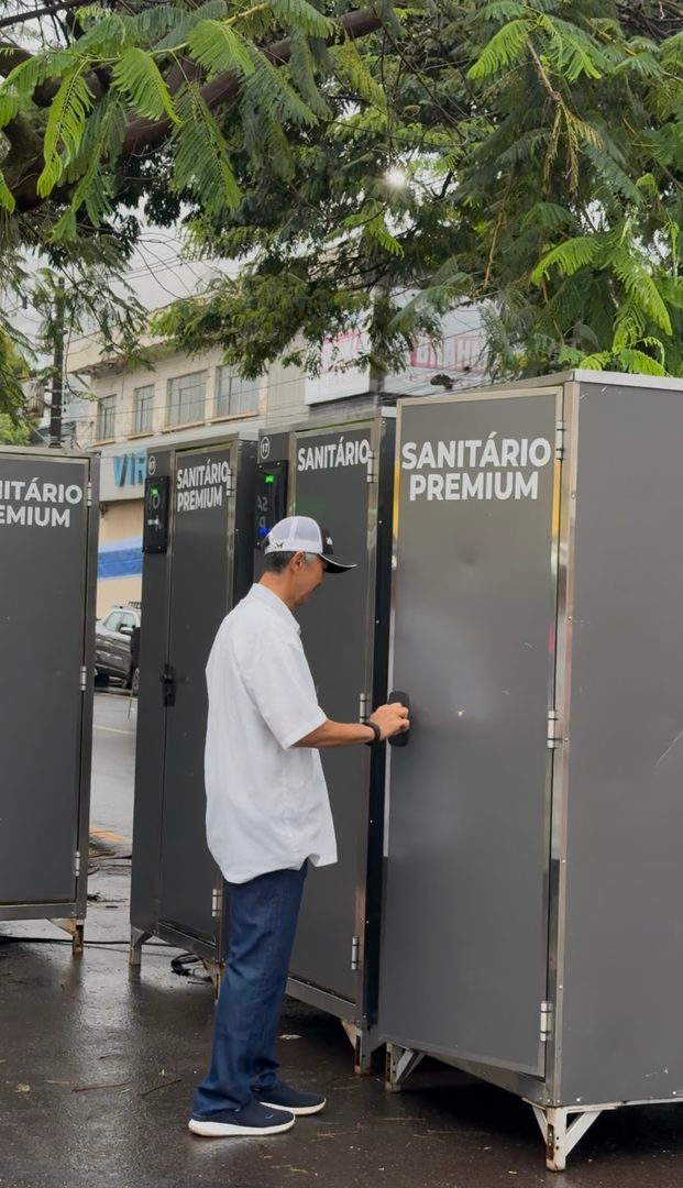 Prefeitura de Maringá instala banheiros inteligentes em feiras livres