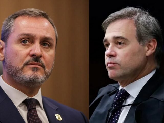 Diretor-geral da Polícia Federal (PF), Andrei Rodrigues e o ministro André Mendonça (STF)