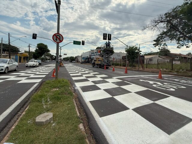 Para proporcionar mais segurança, Prefeitura de Maringá realiza mudanças no acesso da Avenida Alício Campolina pela Avenida Morangueira