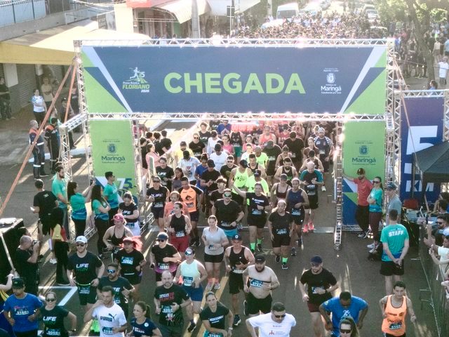 Floriano celebra 75 anos com mais de mil participantes na Prova Rústica, além de serviços à comunidade