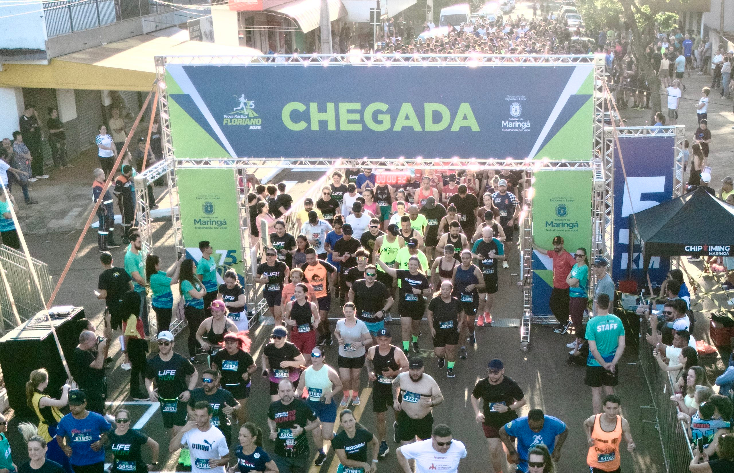 Floriano celebra 75 anos com mais de mil participantes na Prova Rústica, além de serviços à comunidade