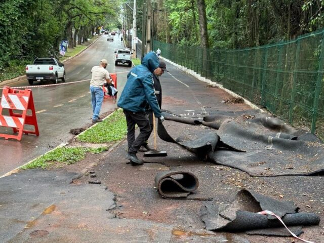 Pista emborrachada do Parque do Ingá