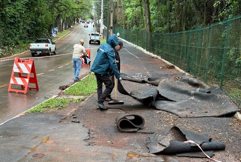 Pista emborrachada do Parque do Ingá
