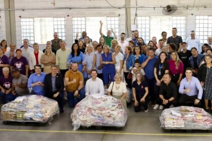 Entidades assistenciais recebem alimentos arrecadados na Prova Rústica Tiradentes 2025