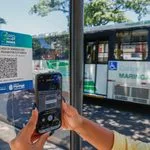 passageiros transporte coletivo consultar horários ônibus qr code whatsapp