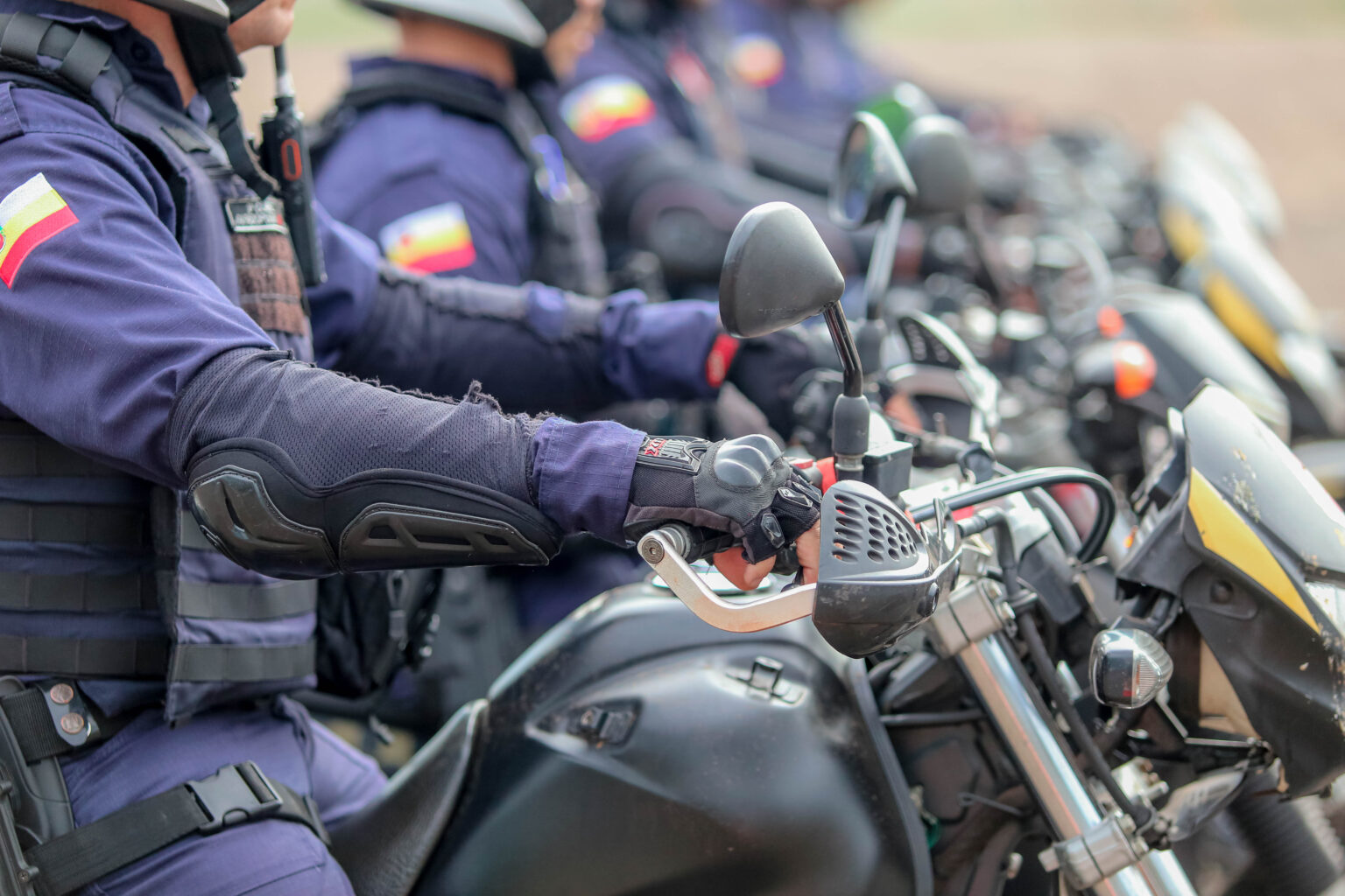 Agentes da Guarda Civil Municipal participam de capacitação da Polícia Militar sobre motopatrulhamento
