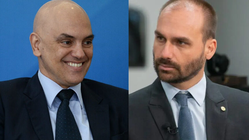 Alexandre de Moraes Bloqueia Contas de Eduardo Bolsonaro