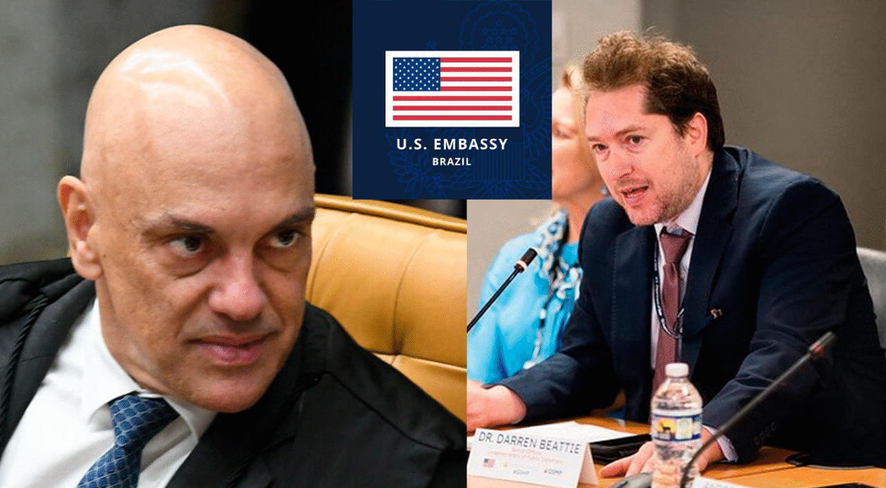 Tensão diplomática entre Brasil e EUA aumenta após embaixada dos EUA criticar Alexandre de Moraes