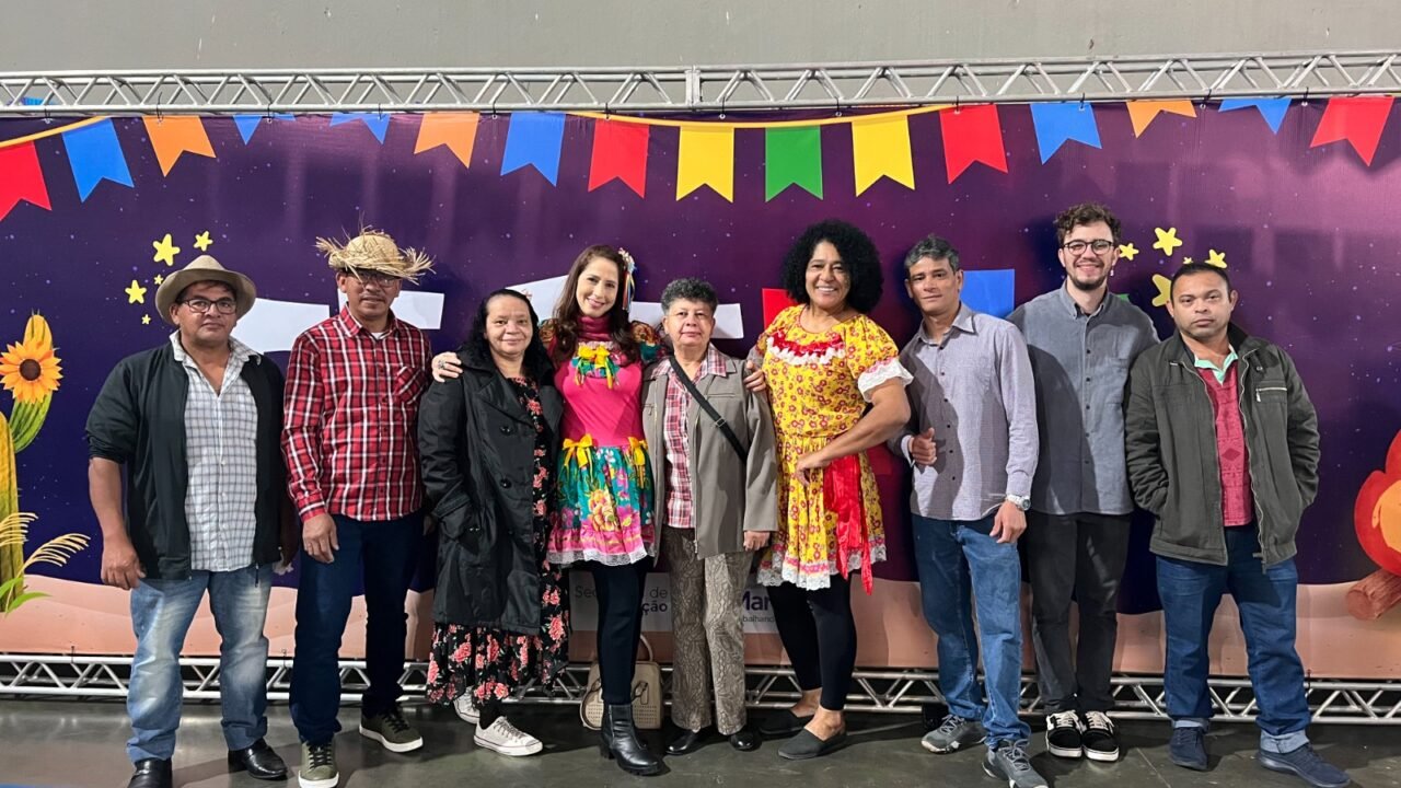 Os estudantes dançaram quadrilha, participaram das brincadeiras tradicionais e se divertiram com música ao vivo (Credito: Divulgação / PMM)