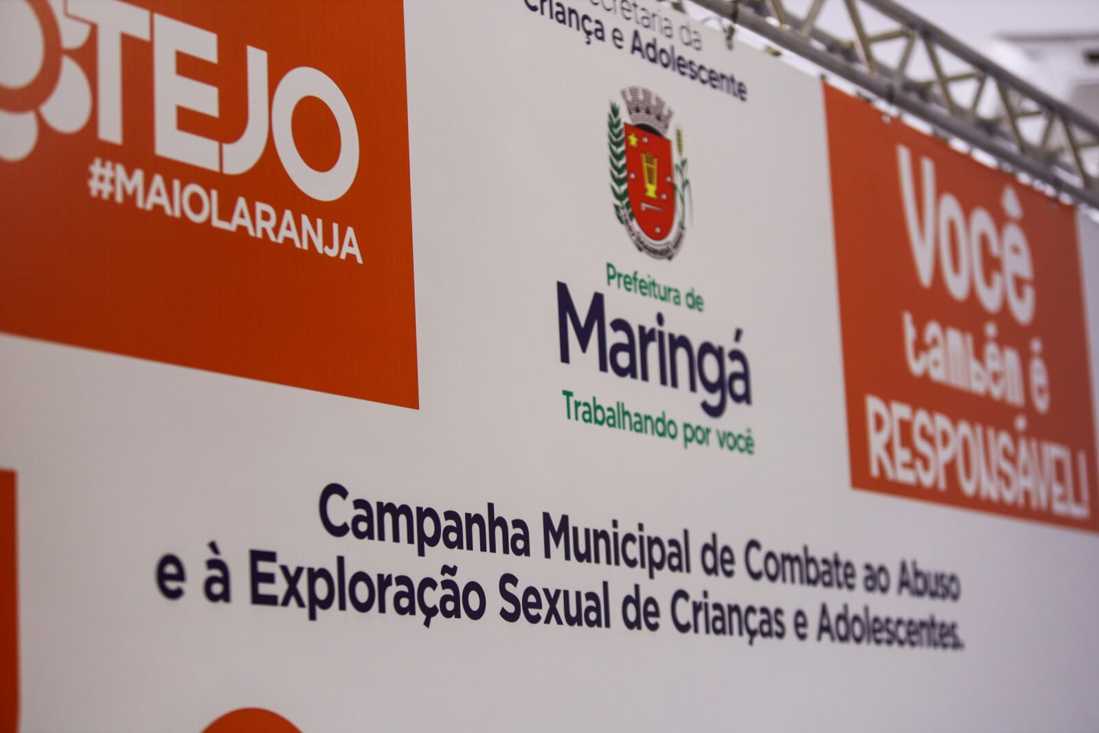 Na abertura da campanha Maio Laranja, município lança 1º canal de denúncias exclusivo para crimes contra crianças e adolescentes do Brasil
