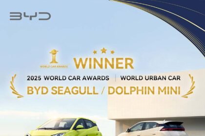 BYD destaque na prestigiada premiação World Car Awards 2025