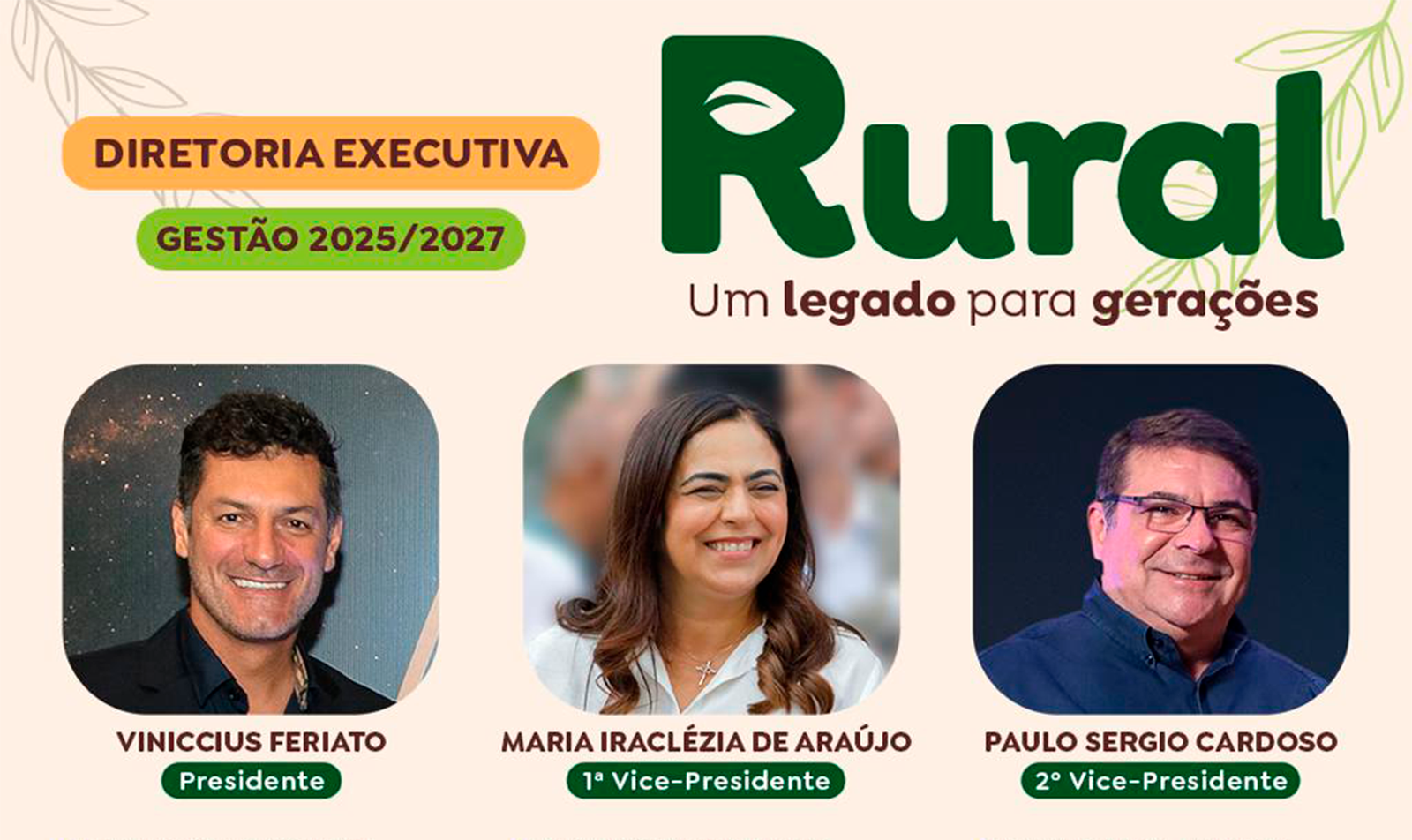 Chapa “Rural: Um Legado para Gerações” - Eleições na Sociedade Rural de Maringá (SRM)