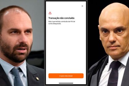 Eduardo Bolsonaro, conta da esposa, Heloísa e Alexandre de Moraes