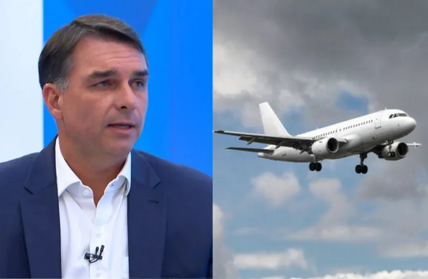 Flávio Bolsonaro teria ido para os EUA; avião estaria em voo, diz TVT News