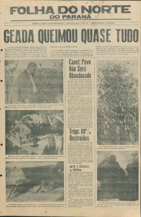 Prefeitura de Maringá e UEM concluem processo de digitalização do acervo do jornal ‘Folha do Norte do Paraná’