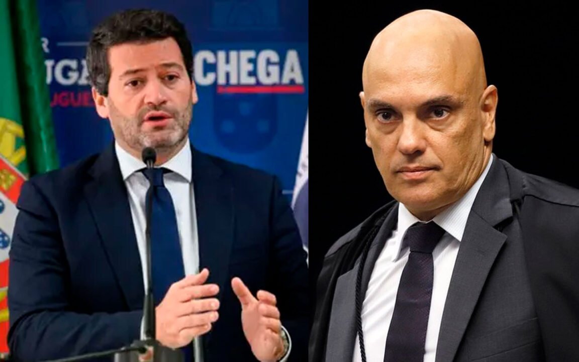 Líder do Partido CHEGA, Deputado André Ventura contra Alexandre de Moraes (STF)