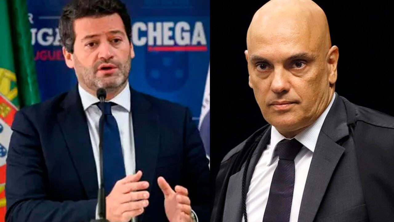 Líder do Partido CHEGA, Deputado André Ventura contra Alexandre de Moraes (STF)