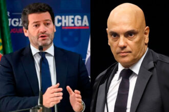Líder do Partido CHEGA, Deputado André Ventura contra Alexandre de Moraes (STF)