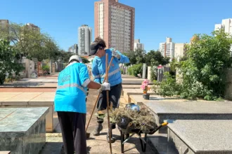 limpeza e manutenção do Cemitério Municipal