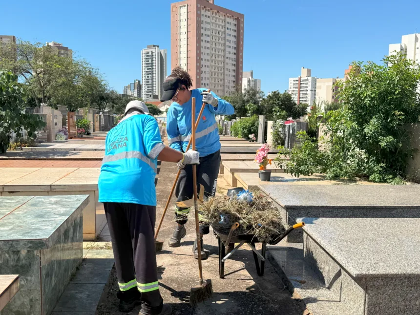 limpeza e manutenção do Cemitério Municipal