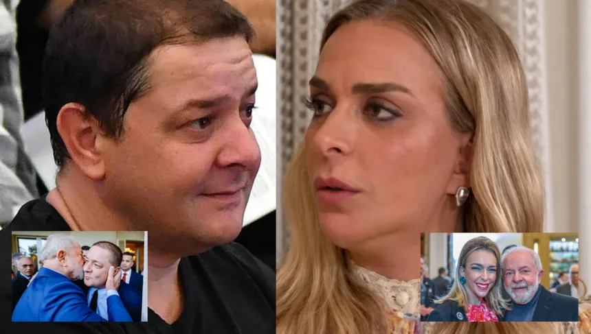 Lulinha e Roberta Luchsinger