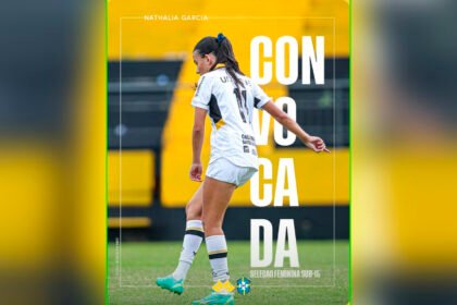 Talento de Maringá brilha no futebol feminino: Nathália, de 14 anos, convocada para a Seleção Brasileira!