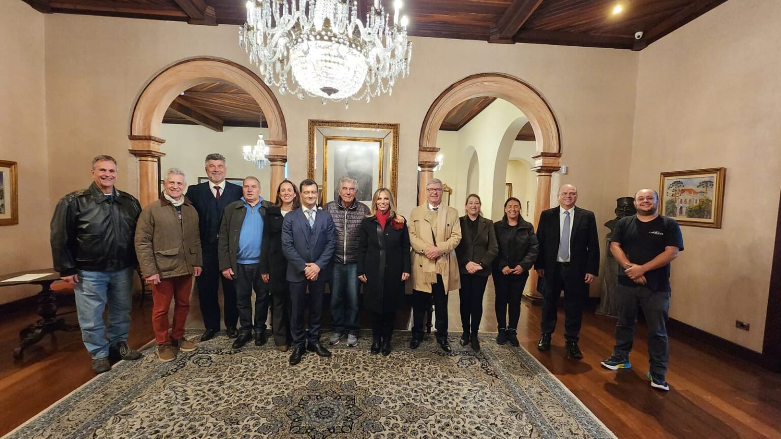 Nova diretoria da Associação Giuseppe Garibaldi