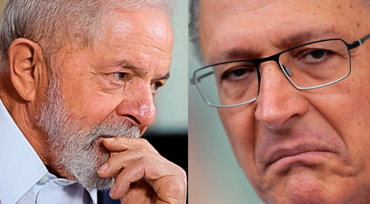O presidente Luiz Inácio Lula da Silva (PT) e o vice-presidente Geraldo Alckmin