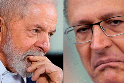 O presidente Luiz Inácio Lula da Silva (PT) e o vice-presidente Geraldo Alckmin