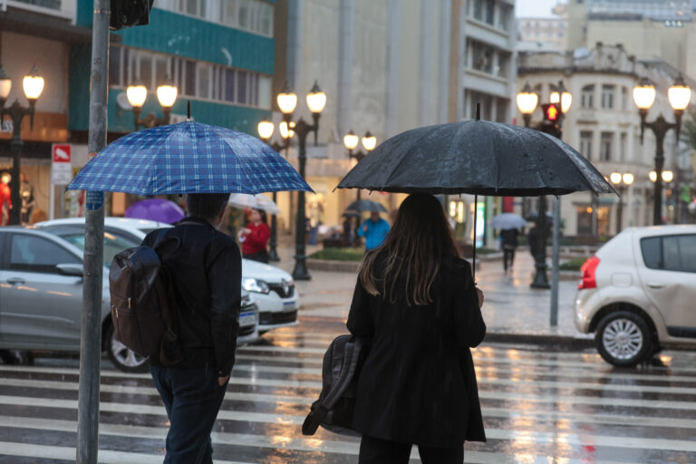 Chuva, frente fria