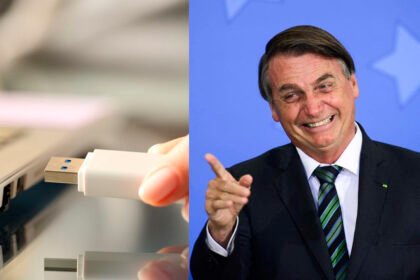 Pen drive de Bolsonaro