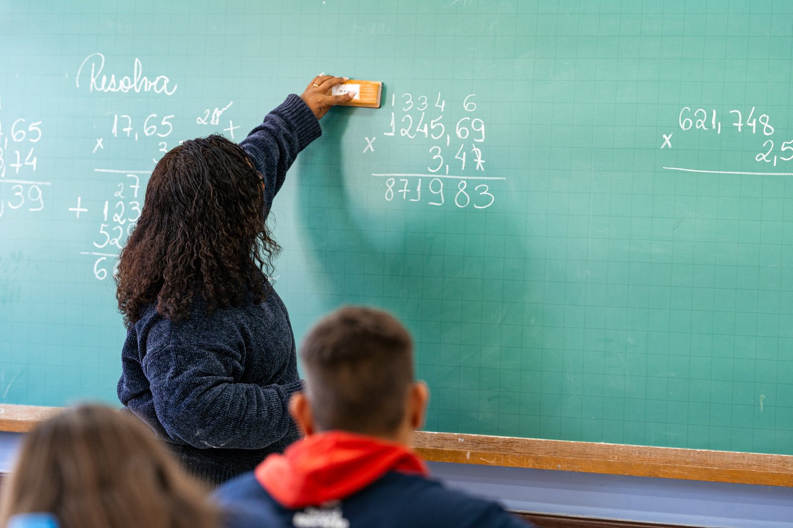 Professor, quadro negro educação
