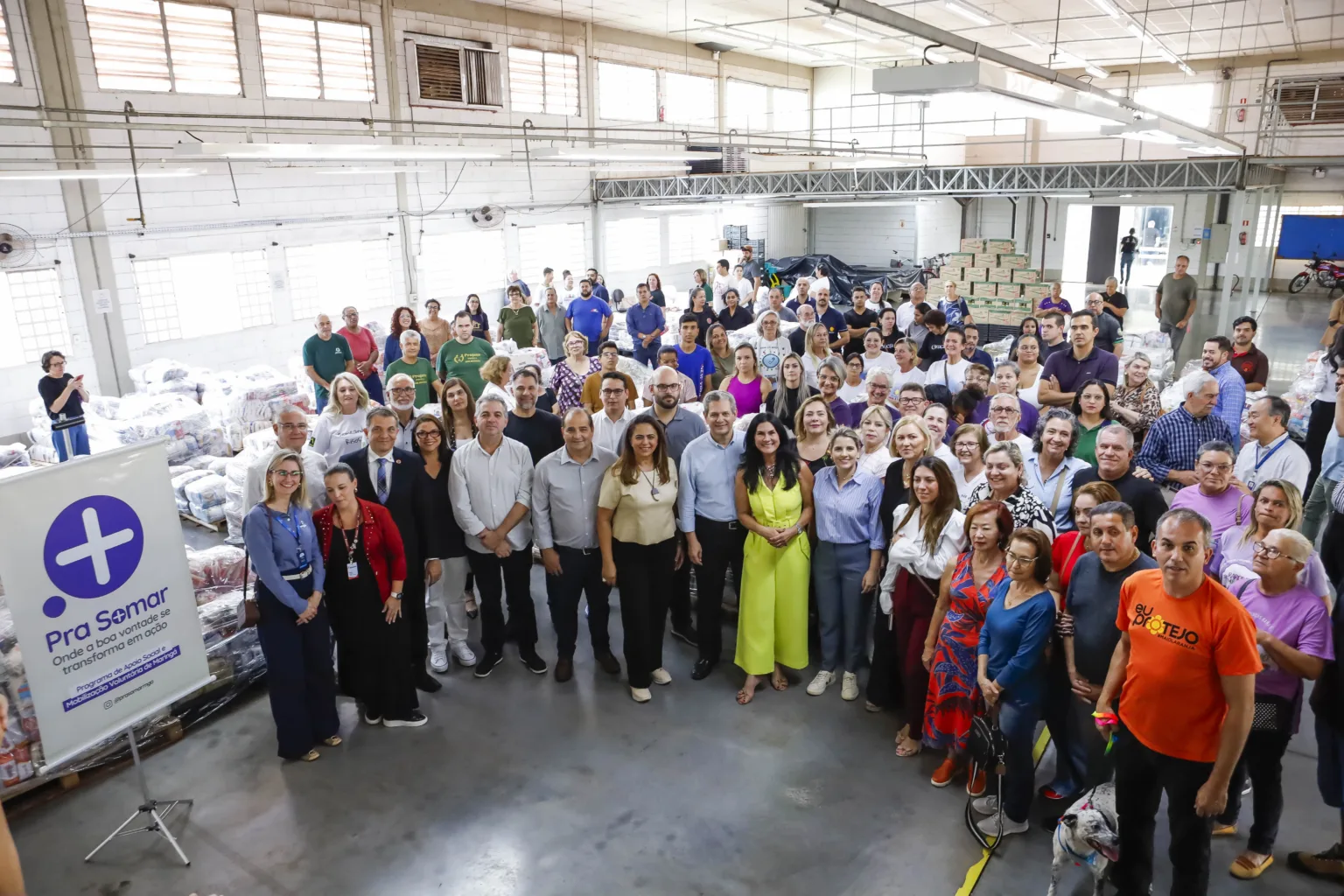 Expoingá 2025: Pra Somar distribui alimentos para 24 entidades