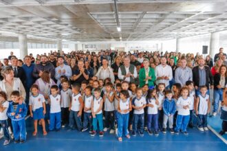 Prefeitura entrega reforma e ampliação do Cmei Zeferino Mozato Krukoski, no Conjunto Thais