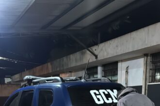 Guarda Municipal de Sarandi prende ladrão que furtava fios no centro da cidade
