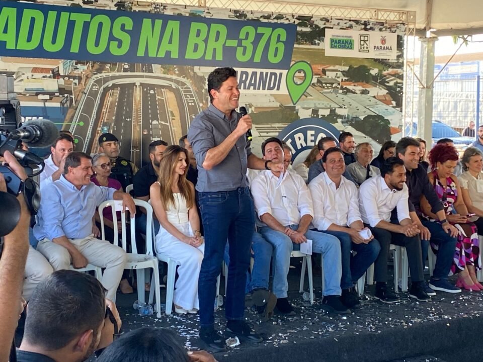 Governo do Estado inaugura viadutos em Sarandi que vão conectar a cidade e aliviar o trânsito na divisa com Maringá 13 Governo do Estado inaugura viadutos em Sarandi que vão conectar a cidade e aliviar o trânsito na divisa com Maringá