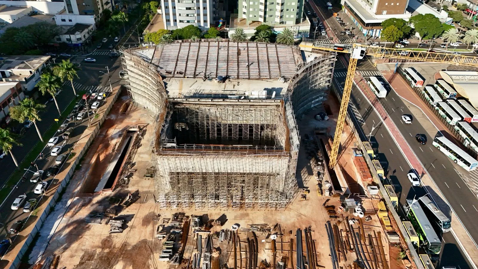 Construção da Ópera Oscar Niemeyer
