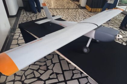 Pesquisa do Paraná desenvolve avião agrícola de pulverização não tripulado Foto: Divulgação Fundação Araucária