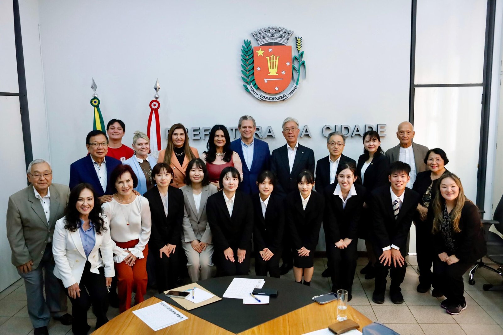 Estudantes japoneses compuseram 31º Grupo de Intercâmbio de Jovens de Kakogawa. Crédito: Ricardo Lopes