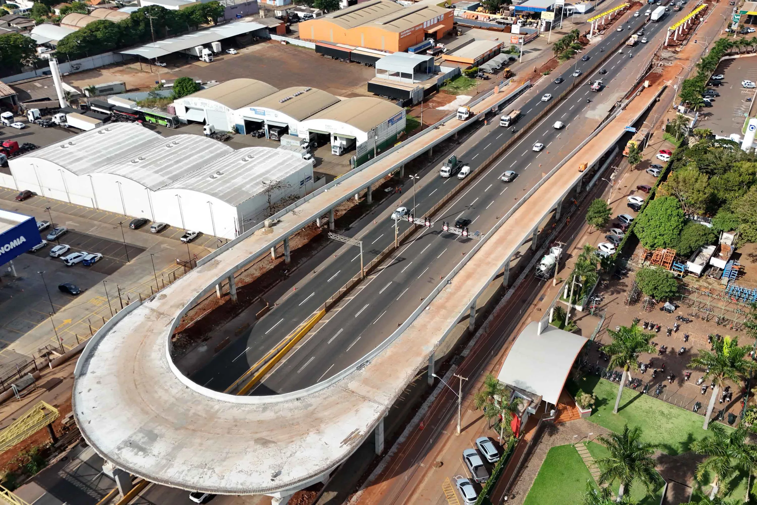 BR-376 em Sarandi terá interdição no sábado para nova passarela, obra afetará o Trânsito