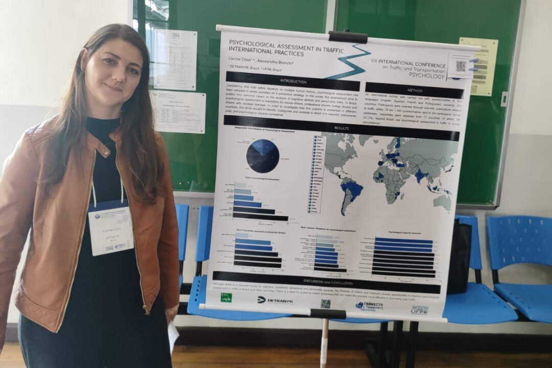 Detran-PR apresenta trabalhos em conferência internacional de psicologia do trânsito