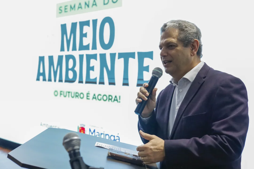 O prefeito Silvio Barros apresentou projetos voltados para educação ambiental e reaproveitamento de resíduos.