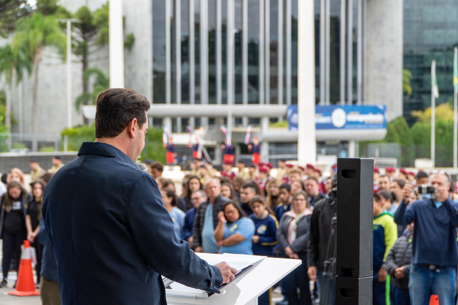 Cerimônia no Palácio Iguaçu celebra a independência e o início da Semana da Pátria
