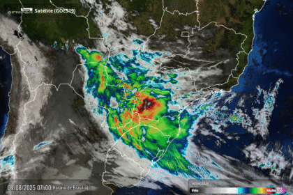 Previsão do tempo Simepar